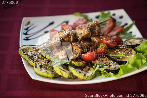 Image of Grilled kebab pork meat