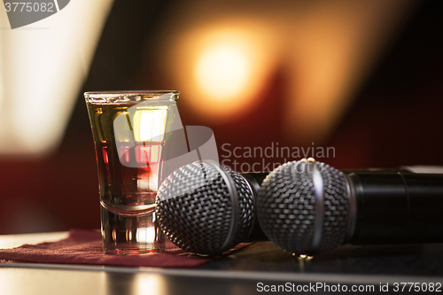 Image of burning drink shot