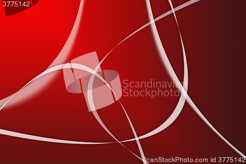 Image of Abstract red background illustration with white stripes
