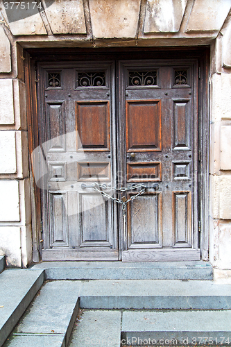 Image of door st paul cathedral in   old construction and religion