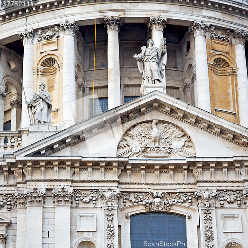 Image of st paul cathedral in london england old construction and religio