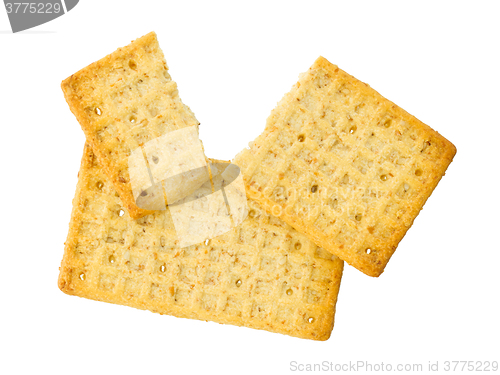 Image of Simple crackers isolated