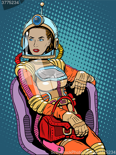 Image of Space girl beauty sexy science fiction
