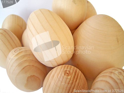 Image of Wooden eggs