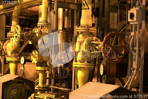 Image of Factory machines and piping