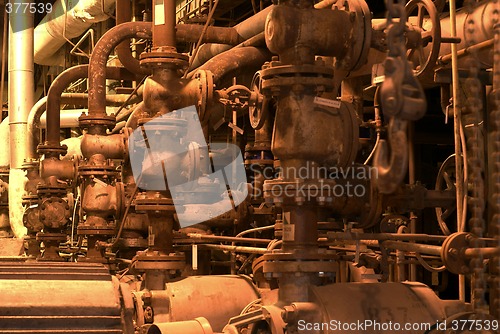 Image of Pipes inside energy plant