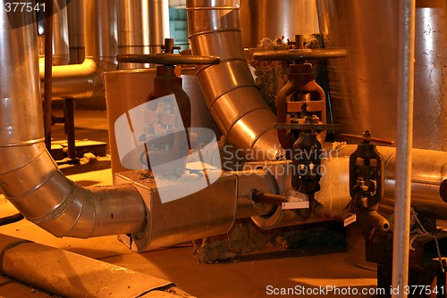 Image of Pipes inside energy plant