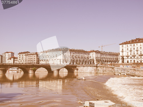 Image of Piazza Vittorio, Turin vintage