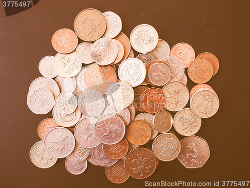 Image of  UK Pound coin vintage