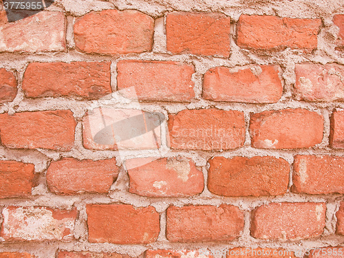 Image of Retro looking Red bricks