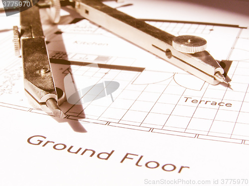 Image of  Technical drawing vintage
