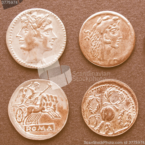 Image of  Roman coins vintage