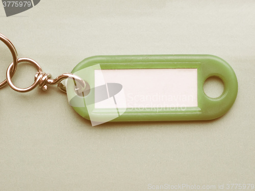 Image of  Green keyring vintage