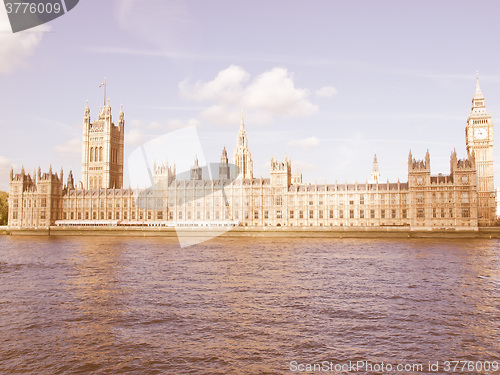 Image of Houses of Parliament vintage