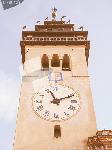 Image of San Giorgio church in Chieri vintage