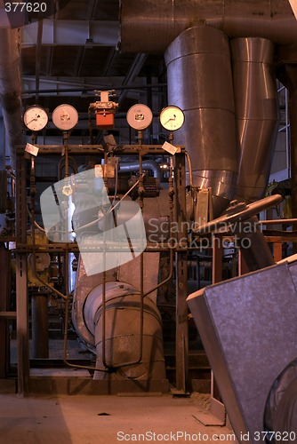 Image of Parts and details of an steam engine