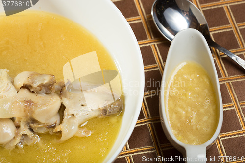 Image of Shurpa - traditional soup with lamb and vegetables