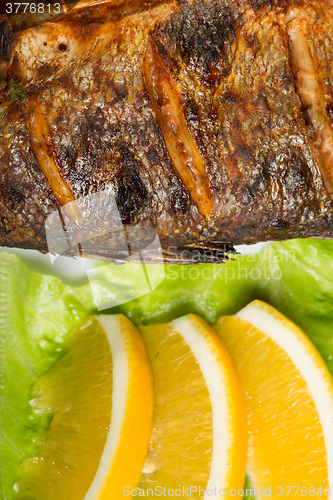 Image of Fish dish - fried fish and vegetables