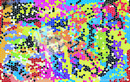 Image of Bright abstract mosaic pattern