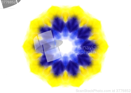Image of Bright abstract watercolor shape