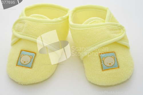 Image of babies first shoes