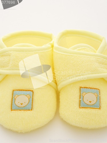 Image of babies first shoes