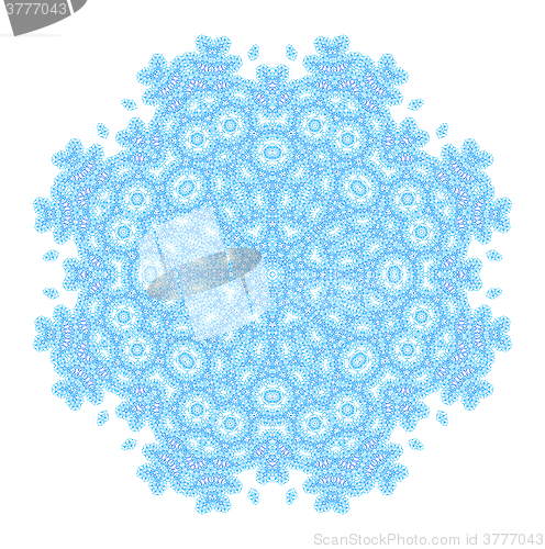 Image of Abstract snowflake