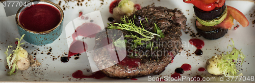 Image of grilled beef steak