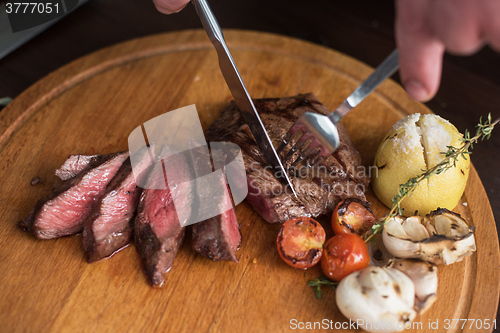 Image of grilled beef steak