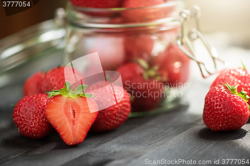 Image of Fresh ripe strawberry
