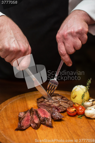 Image of grilled beef steak