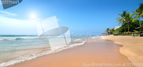 Image of Waves on sandy beach