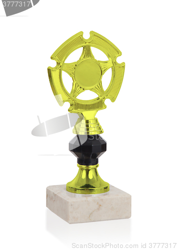 Image of Trophy cup isolated