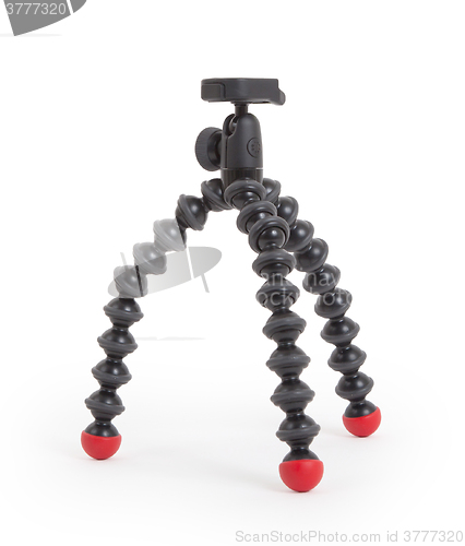 Image of Flexible tripod isolated