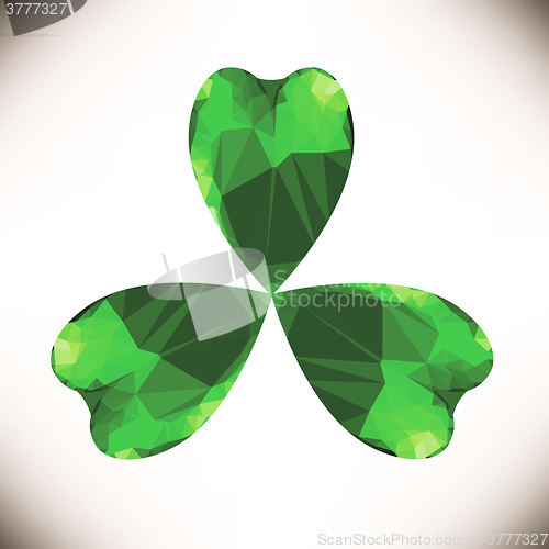 Image of Green Clover Leaf