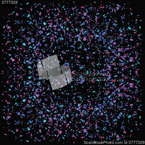 Image of Particles Background. Colorful Confetti