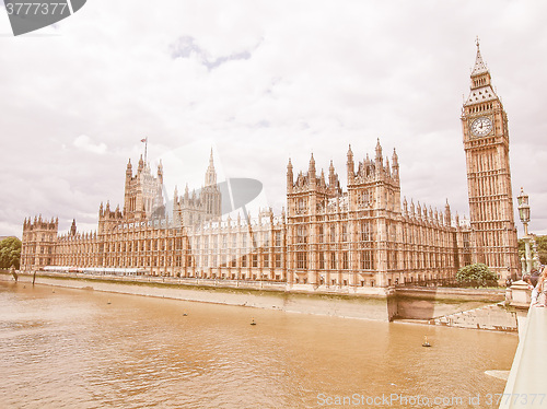 Image of Houses of Parliament vintage