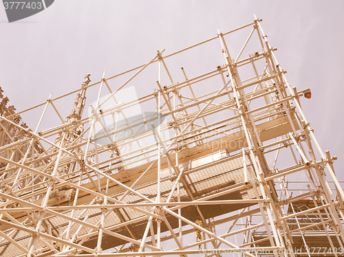 Image of  Scaffolding vintage