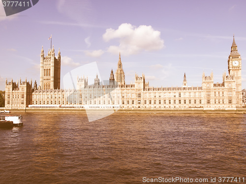 Image of Houses of Parliament vintage