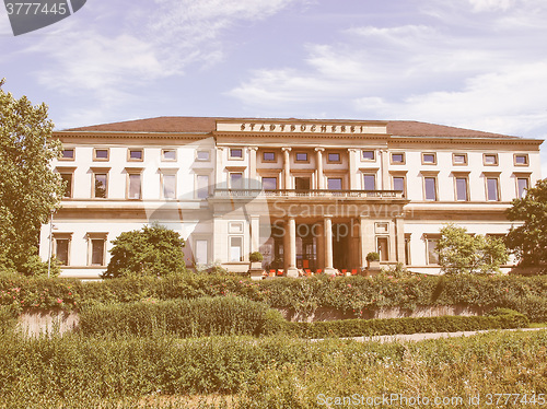 Image of Stadtbuecherei (City library), Stuttgart vintage