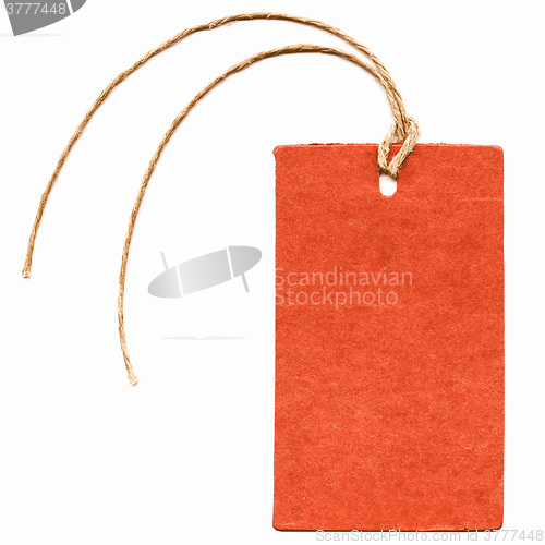 Image of  Tag label vintage