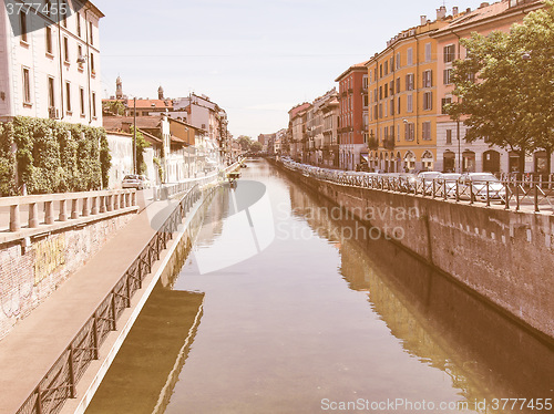 Image of Naviglio Grande, Milan vintage