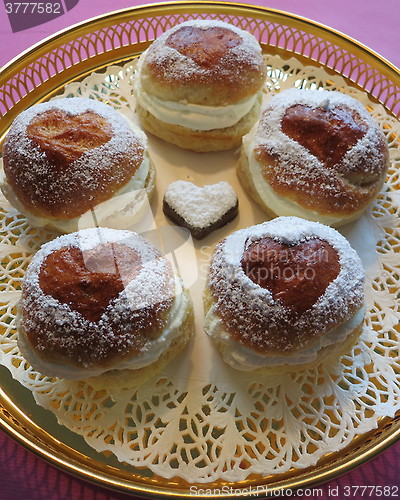 Image of Semla - bun with cream and almond paste