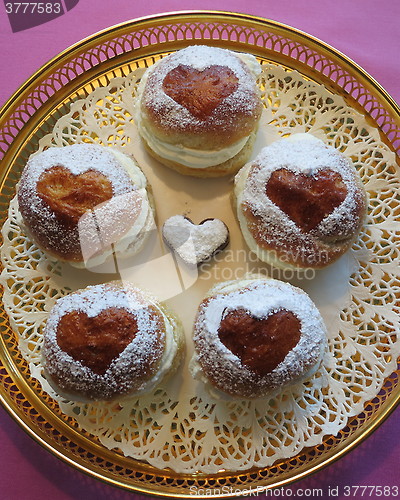 Image of Semla - bun with cream and almond paste