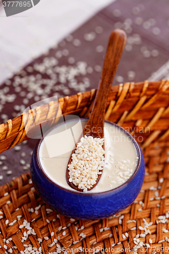 Image of homemade tahini