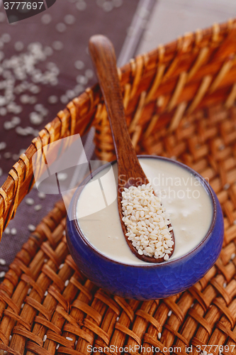 Image of homemade tahini