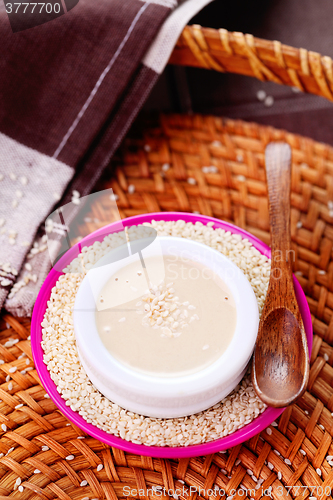 Image of homemade tahini