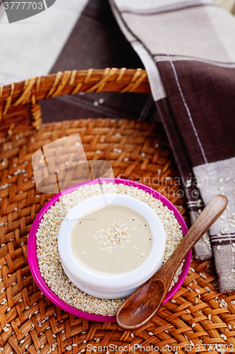 Image of homemade tahini