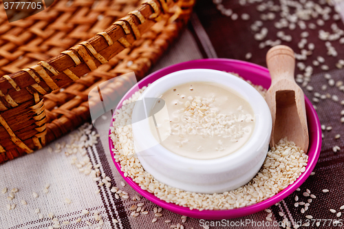 Image of homemade tahini