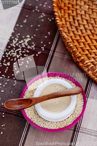 Image of homemade tahini